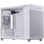 Gabinete Asus Prime AP201 Mini Torre Minimalista Mini ITX Micro ATX 1xFan Color Blanco