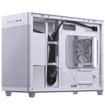 Gabinete Asus Prime AP201 Mini Torre Minimalista Mini ITX Micro ATX 1xFan Color Blanco