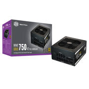 Fuente de Poder Cooler Master (MPE-7501-AFAAG-3U2) 750W MWE GOLD V2 FM ATX 80 Plus Gold