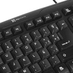 Teclado cableado Klip Xtreme Stylus KBK-050S