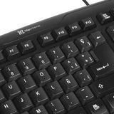 Teclado cableado Klip Xtreme Stylus KBK-050S