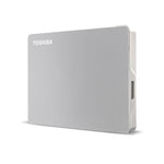 Disco Duro Externo Toshiba Canvio Flex 2TB 2.5" USB Type C USB 3.2 Gen 1 Color Plata para Windows y Mac