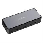 Docking Verbatim Carcasa SSD USB-C Pro 15 en 1 Suministro Eléctrico 80W Color Negro