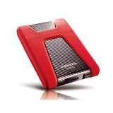 DISCO DURO ADATA 2TB HD650 ROJO GOMA 3.1 (AHD650-2TU31-CRD)