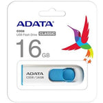 Memoria USB Adata C008 16 GB Color Blanco-Azul (AC008-16G-RWE)
