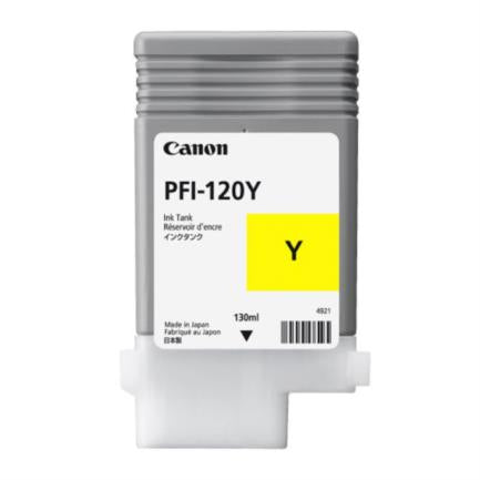 Tinta Canon PFI-120Y 130ml Color Amarillo (2888C001AA)