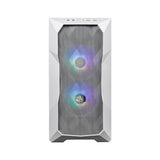 Gabinete Cooler Master TD300 MESH ARGB Mini Torre Mini ITX/Micro ATX 2xVentiladores Cristal Templado Color Blanco