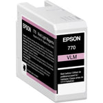 Tinta Epson UltraChrome PRO10 T770 25ml Color Magenta Claro (T770620)