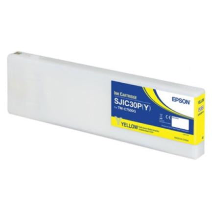 Tinta Epson SJIC30P ColorWorks TM-C7500G Color Amarillo (C33S020638)