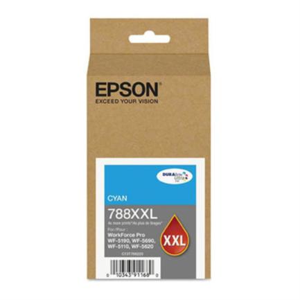 Tinta Epson 788XXL Capacidad Extra Alta WF-5190/WF-5690 Color Cian (T788XXL220-AL)