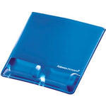 Mouse Pad Fellowes Gel Canal Ergonómico C/Descansa Muñecas Color Azul (9182201)