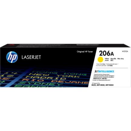 Toner HP LaserJet 206A Original Color Amarillo. (W2112A)