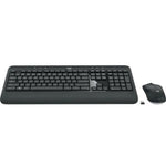 Kit Teclado y Mouse Logitech Advanced MK540 Inalámbrico USB Color Negro (920-008673)