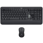 Kit Teclado y Mouse Logitech Advanced MK540 Inalámbrico USB Color Negro (920-008673)
