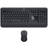 Kit Teclado y Mouse Logitech Advanced MK540 Inalámbrico USB Color Negro (920-008673)