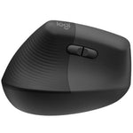 Mouse Logitech Lift Left Ergonómico Vertical 1000dpi Color Grafito