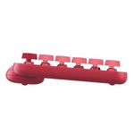 Teclado Logitech Pop Mecánico Teclas Emoji Personalizables Color Rosa Coral (920-010715)