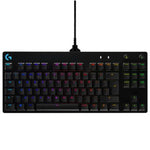 Teclado Logitech Mecánico Gaming Pro Iluminación RGB Color Negro (920-009388)