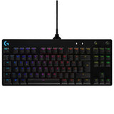 Teclado Logitech Mecánico Gaming Pro Iluminación RGB Color Negro (920-009388)