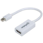 Adaptador Manhattan Mini DisplayPort a HDMI Color Blanco (151399)