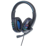 Audífonos Manhattan Gaming Micrófono USB Color Negro (176088)