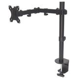 Soporte Monitor Manhattan 13" a 32" Escritorio Brazos Doble Articulación Color Negro (461542)