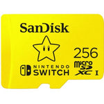 Micro SD SanDisk Nintendo SwitchUHS-I Card 256 GB 100 MB/s Color Amarillo