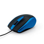 Mouse Óptico Verbatim con Cable Color Azul (99743)
