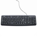 Teclado Verbatim Alámbrico USB Color Negro (98121)