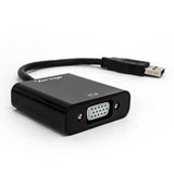 Convertidor Vorago ADP-200 USB 3.0 a VGA FHD Color Negro (ADP-200)