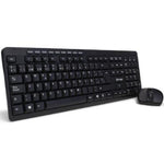 Kit Teclado y Mouse Vorago KM-304 Inalámbrico Multimedia USB Color Negro (KM-304)