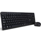 Kit Teclado y Mouse Vorago KM-304 Inalámbrico Multimedia USB Color Negro (KM-304)