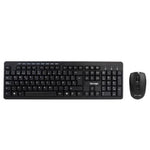 Kit Teclado y Mouse Vorago KM-304 Inalámbrico Multimedia USB Color Negro (KM-304)