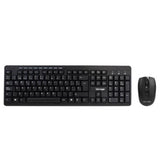 Kit Teclado y Mouse Vorago KM-304 Inalámbrico Multimedia USB Color Negro (KM-304)