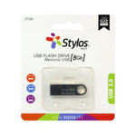 Memoria USB Stylos Tech STMUSB1B 8 GB 2.0 Metálica (STMUSB1B)